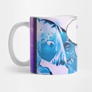 Negative blue Mug